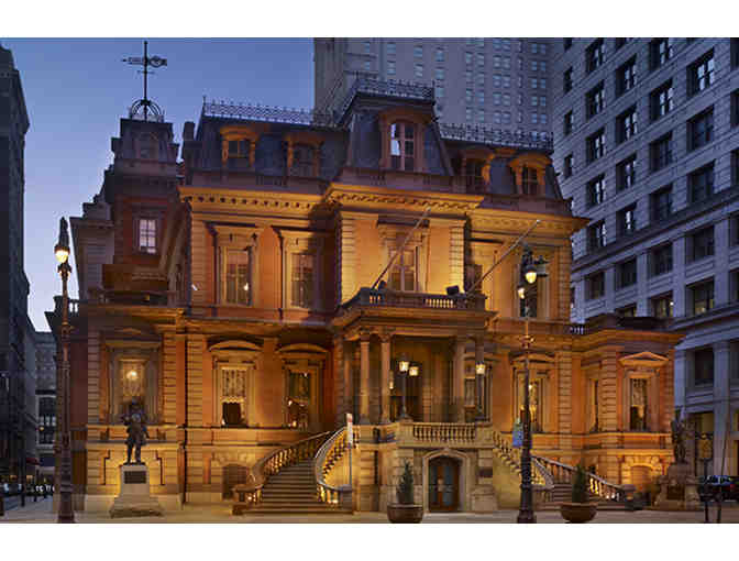 One night's stay for two at the Union League in Philadelphia