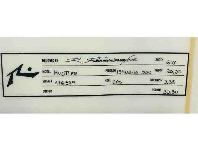 6'0' Rusty Hustler Surfboard from Century 21