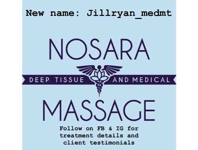 One Hour Massage With Jill Ryan