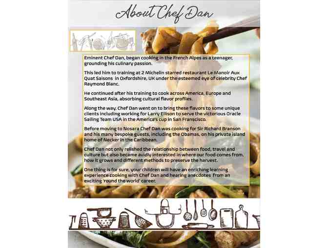 Culinary Kids Class with Chef Dan