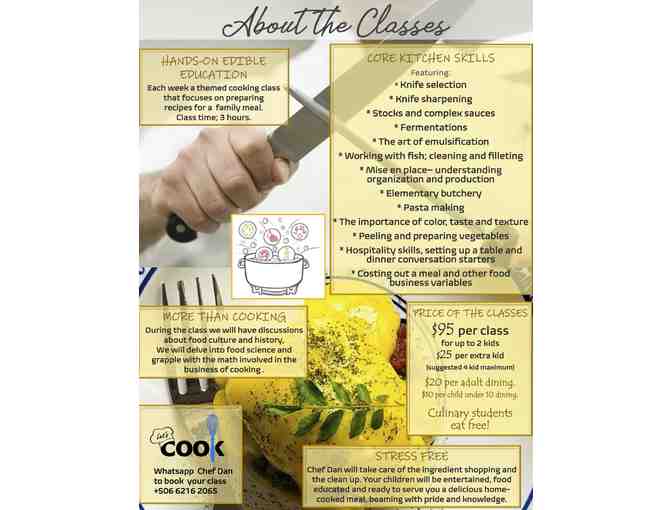Culinary Kids Class with Chef Dan