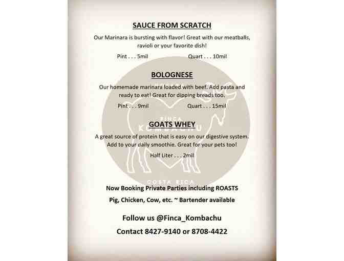 $35 Gift Certificate for Finca Kombachu