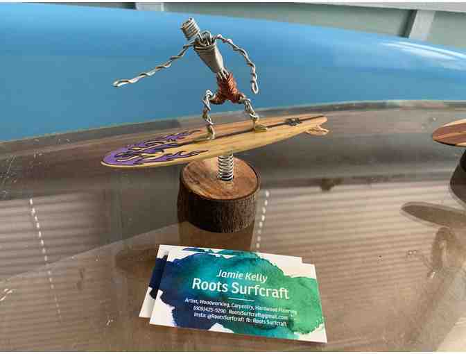 Handmade Surfer Bobble Figurine by Artist Jamiee - Photo 3
