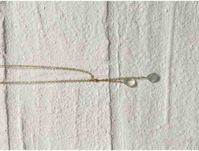 Prehnite And Aquamarine Necklace From Lighthouse Boutique