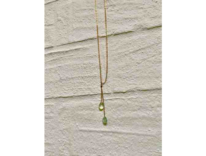 Prehnite And Aquamarine Necklace From Lighthouse Boutique