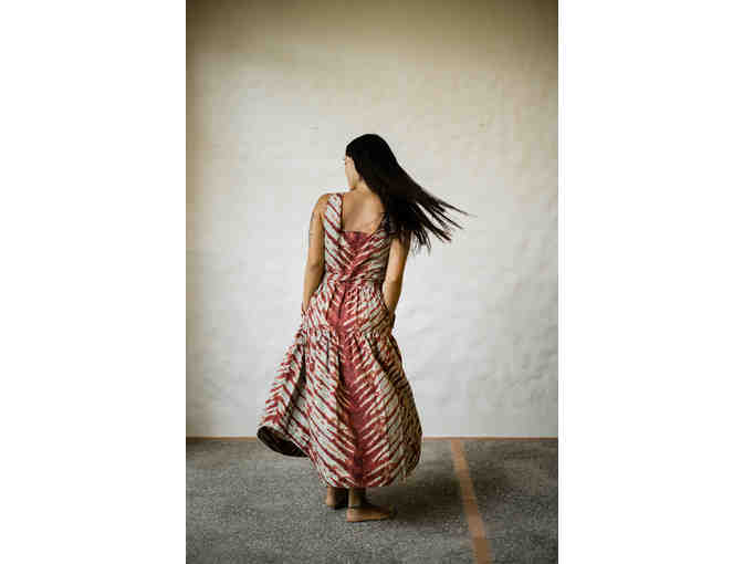 Ulla Johnson tie dye canvas cotton dress