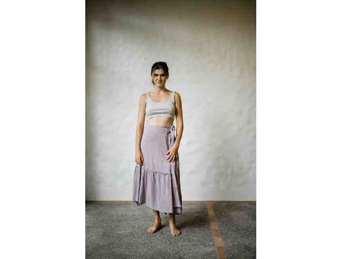 Apiece Apart Midi Wrap Skirt - Photo 1