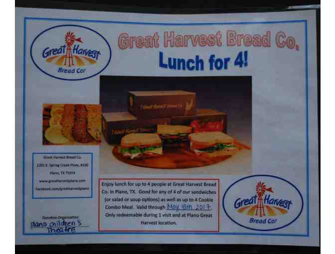 $40 Lunch at Great Harvest Bread Co. - Photo 1