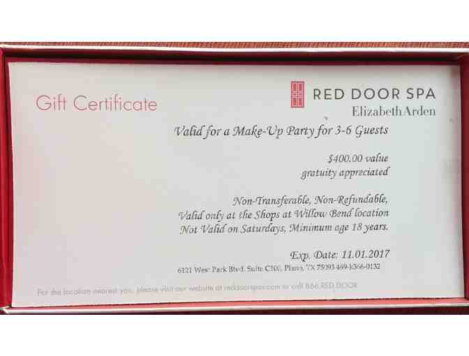 Red Door Salon & Spa Makeup Party Gift Cert. (3-6 guests)