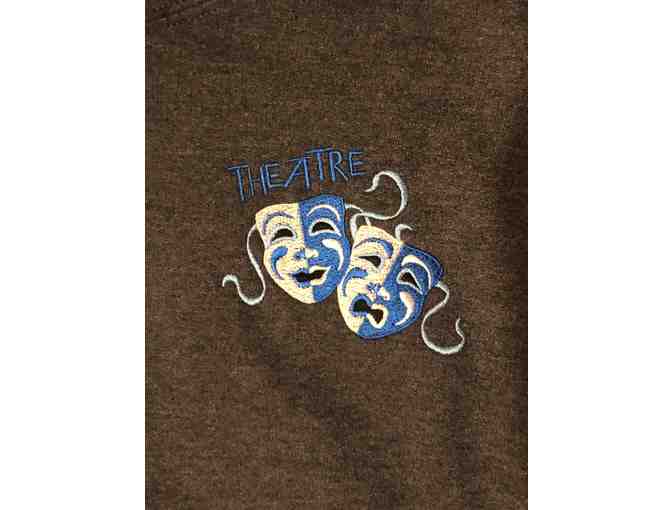 Theatre Design Logo Hoodie Sweatshirt (you pick size and color)