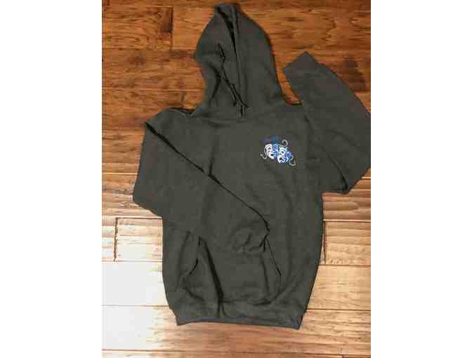 Theatre Design Logo Hoodie Sweatshirt (you pick size and color)