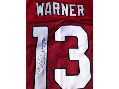 Kurt Warner Autographed Arizona Cardinals Jersey