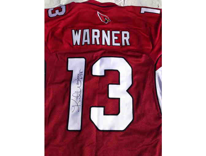 Kurt Warner Autographed Arizona Cardinals Jersey