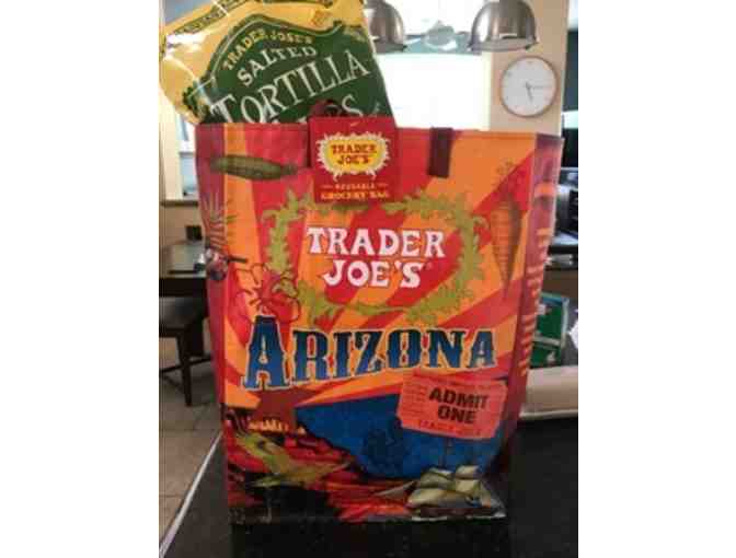 Trader Joe's Reusable Grocery Bag Filled with Favorite Snacks