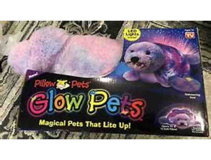Pillow Pets Glow Pets Shimmering Seal