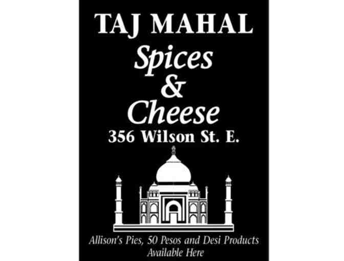 Assorted Basket from Taj Mahal Spices & Cheeses