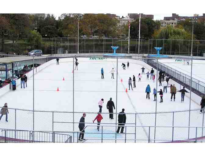 Two Adult & Two Youth Admission & Rental Tickets to Trump Lasker Rink