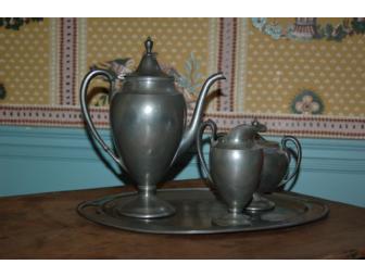 Vintage Pewter Tea Set