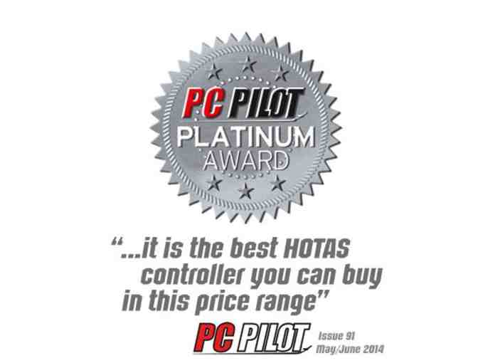 Saitek Pro Flight X-55 Rhino H.O.T.A.S. (Hands on Throttle and Stick) System for PC