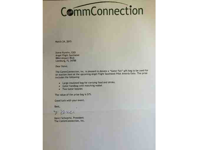 Gators fan gift bag