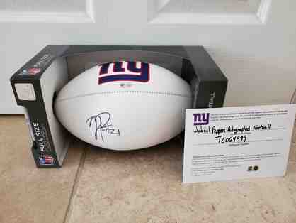 Jabrill Peppers, New York Giants Autographed Football