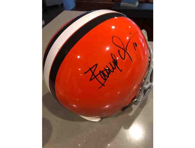 Brady Quinn Autographed Cleveland Browns Helmet