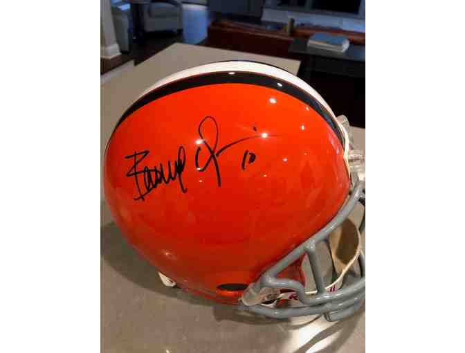 Brady Quinn Autographed Cleveland Browns Helmet