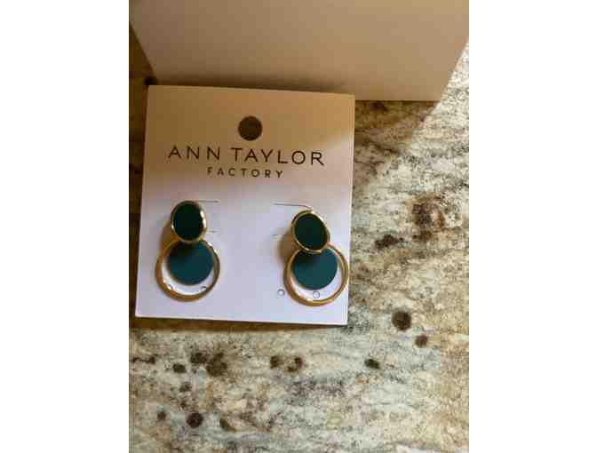 Ann Taylor Watch With Complimenting Necklaces and Earrings