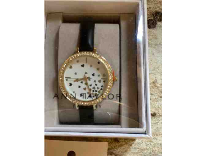 Ann Taylor Watch With Complimenting Necklaces and Earrings