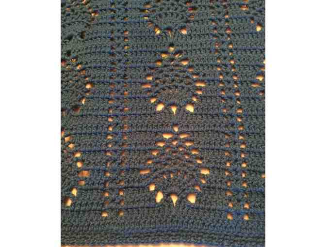Hand Crocheted Pineapple Afghan