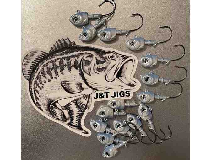 Custom Jerk Bait KMB130 Angelman Fish Lure and Jig Heads