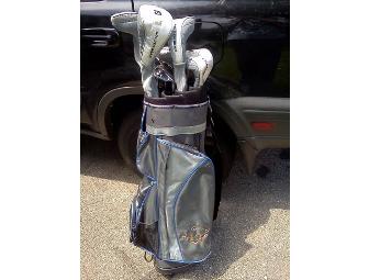 Set of Women's Golden Bear Golf Clubs with bag