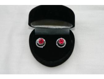 Genuine ruby earrings-Fabulous!