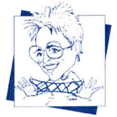 Barbara Schutzgruber, storyteller and weaver