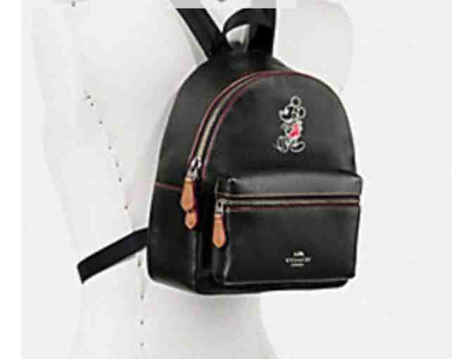 COACH MINI CHARLIE BACKPACK  WITH MICKEY - NWT