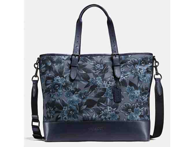 LOWERED! COACH MERCER TOTE IN FLORAL HAWAIIAN PRINT CANVAS - NWT - Photo 1