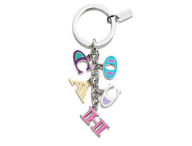 COACH COACH LETTERS MULTI MIX KEY RING - NWT - Photo 1