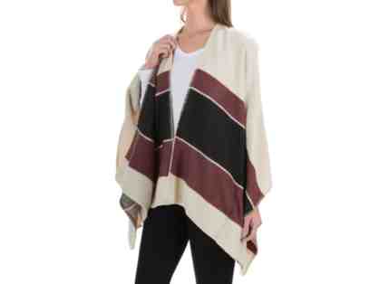 LOWERED! Sanctuary Striped Cape - Open Front (For Women) size small NWT