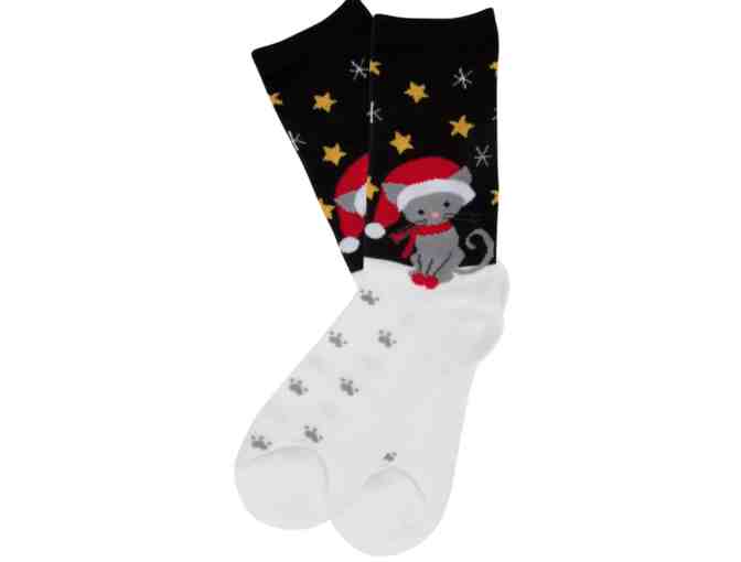 Holiday Cat Socks - Photo 1