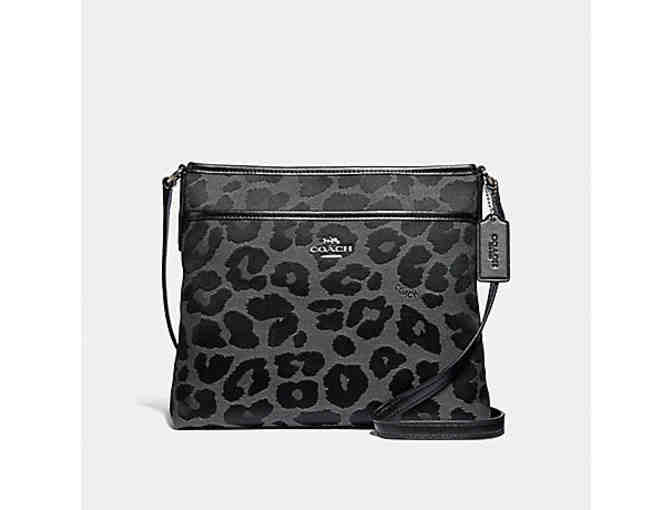 COACH FILE CROSSBODY WITH LEOPARD PRINT - Photo 1