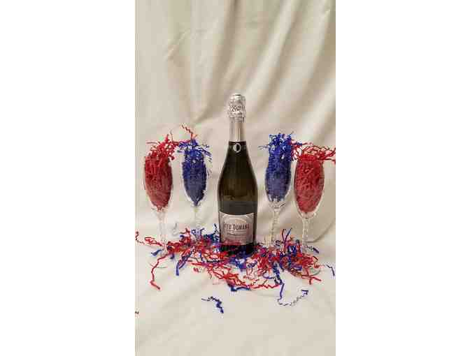 AFHS Champagne Glasses with Prosecco