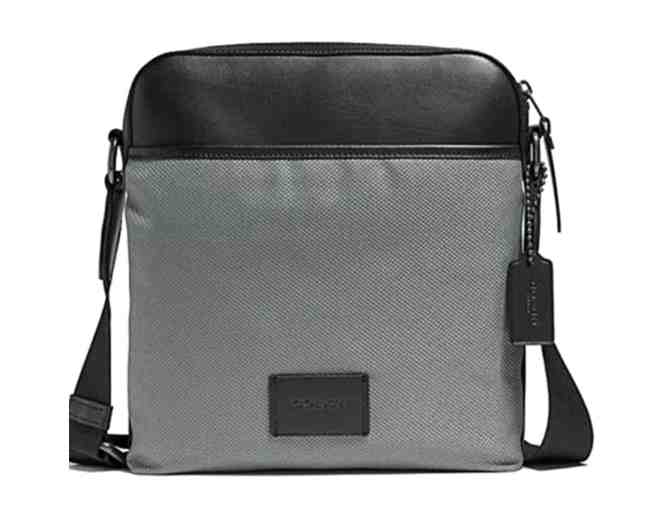 Coach Men's Crossbody Messenger Bag in Nylon w/Smooth Leather Details - Photo 1