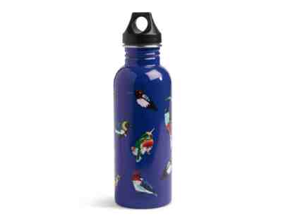 Vera Bradley 25 oz. Water Bottle in Mini Tody Birds Blue
