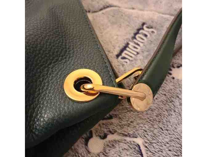 Michael Kors ' Raven' Green Leather Purse