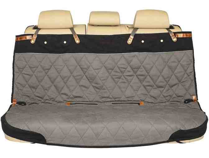 Quilted Bench Seat Cover and Chuck it Toy