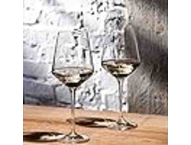 Cheese Board, Wineglasses and 2 Wines