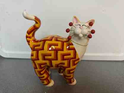 Amy Lacombe WhimsiClay Delirious Cat Sculpture