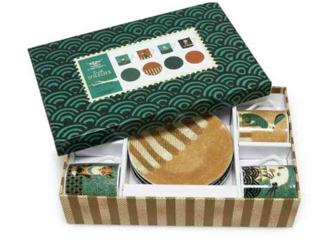 Magpie Wildlife Espresso Mugs and Saucers