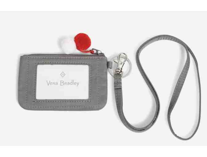 Vera Bradley Peanuts Zip ID Lanyard