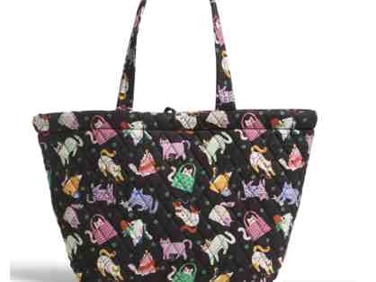 Vera Bradley East West Tote in Herding Cats